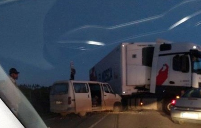 Colisão em Malavado provoca cinco feridos ligeiros