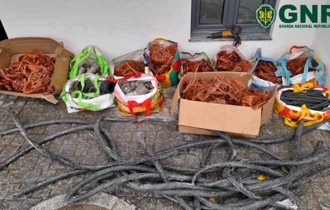 GNR identificou um homem por furto de metais não preciosos em Ferreira do Alentejo