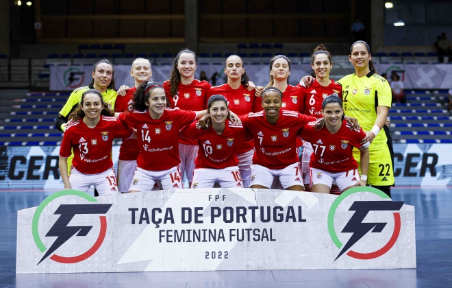 Benfica e Nun'Álvares disputam final da Taça de Portugal Feminina de Futsal às 20h00, em Sines