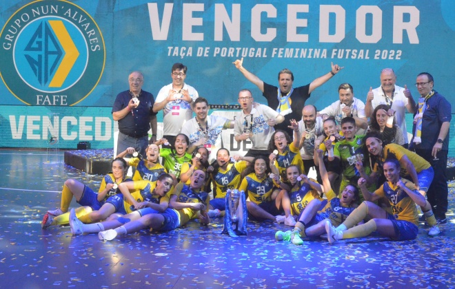 Nun’Álvares vence Benfica e conquista Taça de Portugal de futsal feminino em Sines