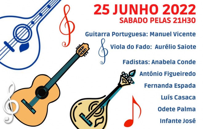 Bombeiros de Santo André organizam noite de fados dia 25 de junho
