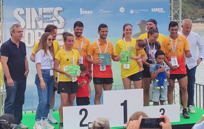 Emanuel Diogo e Susana Mateus vencem corrida solidária Sines Corre Mais