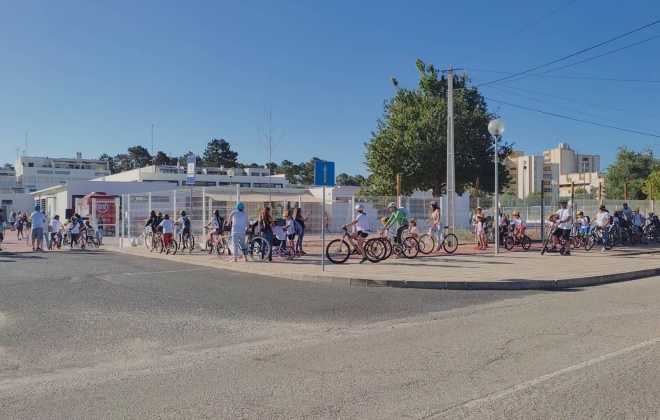 "Vamos Juntos, Sobre Rodas" arrancou hoje na Escola n.º 4 de Vila Nova de Santo André