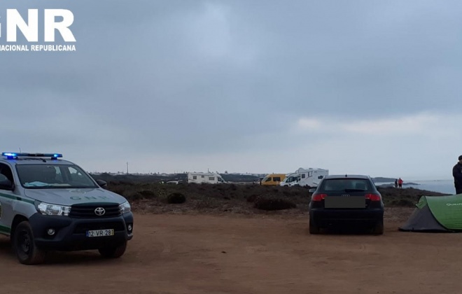 GNR deteta 46 infrações por campismo e caravanismo ilegal