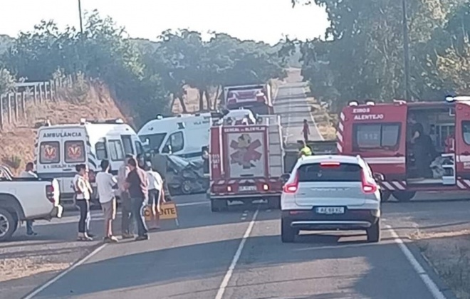 Colisão em Cercal do Alentejo provoca 6 feridos