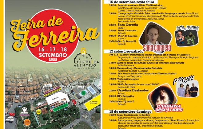 Ferreira do Alentejo recebe a partir de hoje a Feira de Setembro