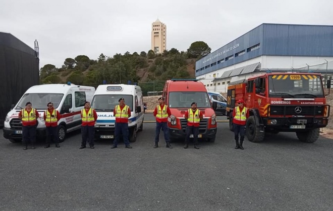 Bombeiros de Santiago do Cacém presentes no FIM Enduro Vintage Trophy 2022