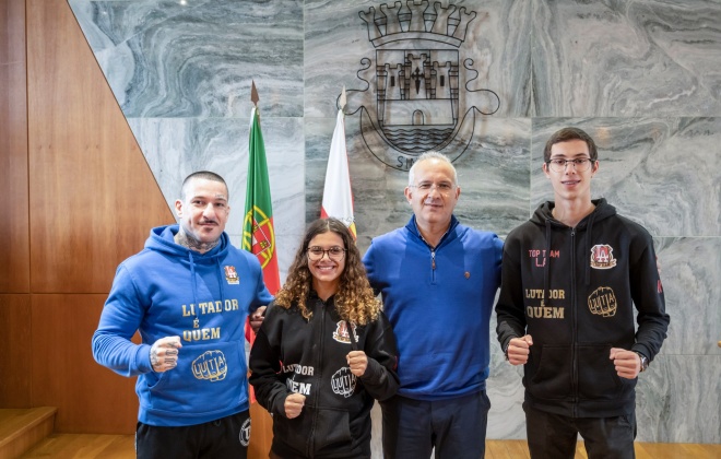 Campeões de Muaythai recebidos na Câmara Municipal de Sines