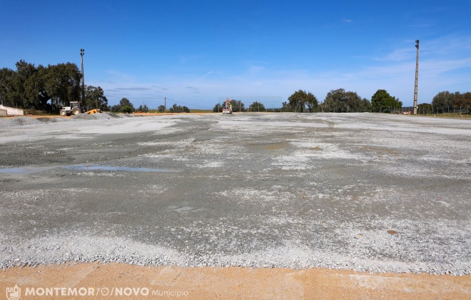 Obra do relvado sintético do campo de futebol de Fazendas do Cortiço já arrancou