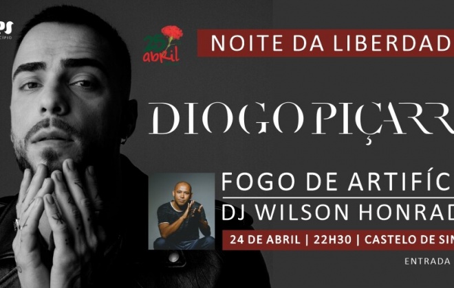 Diogo Piçarra atua na Noite da Liberdade no Castelo de Sines