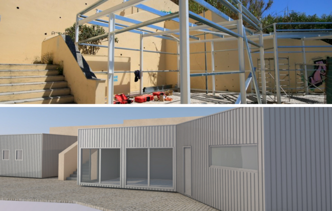 Construção do pavilhão de apoio ao projeto "Parque Arqueológico Subaquático" já teve início