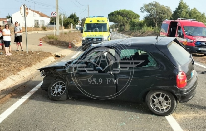 Colisão provoca dois feridos em Odemira