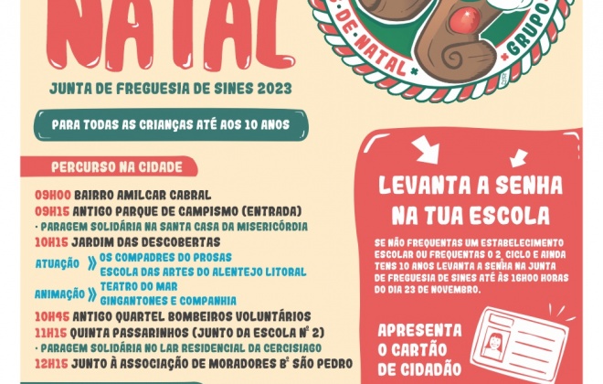 Junta distribui prendas a todas as crianças da freguesia de Sines no domingo