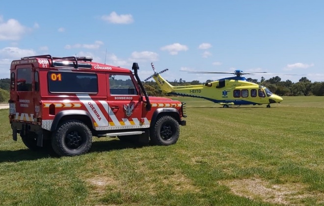 Despiste de mota provoca um ferido grave no concelho de Odemira