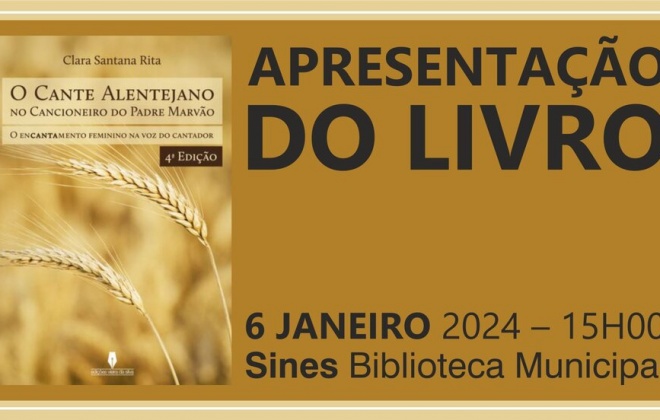 Livro sobre o Cante Alentejano é apresentado este sábado no Centro de Artes de Sines