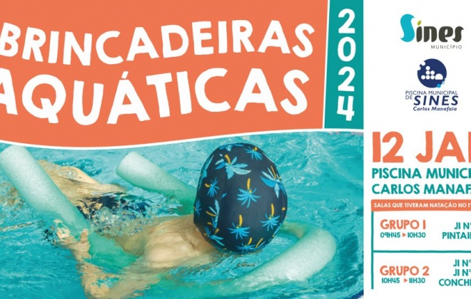 Piscina Municipal Carlos Manafaia recebe "Brincadeiras Aquáticas"