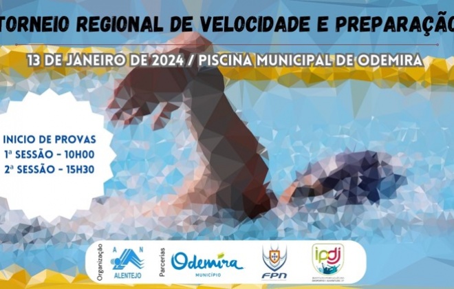 Piscina de Odemira recebe o Torneio Regional de Velocidade e Preparação