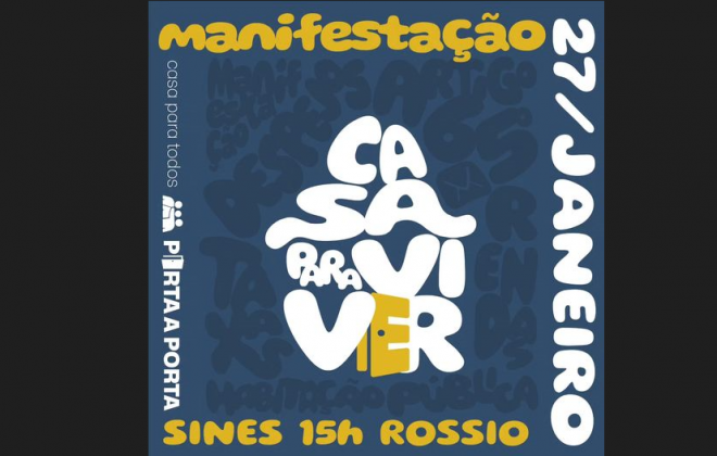 Sines recebe este sábado uma manifestação pelo Direito à Habitação