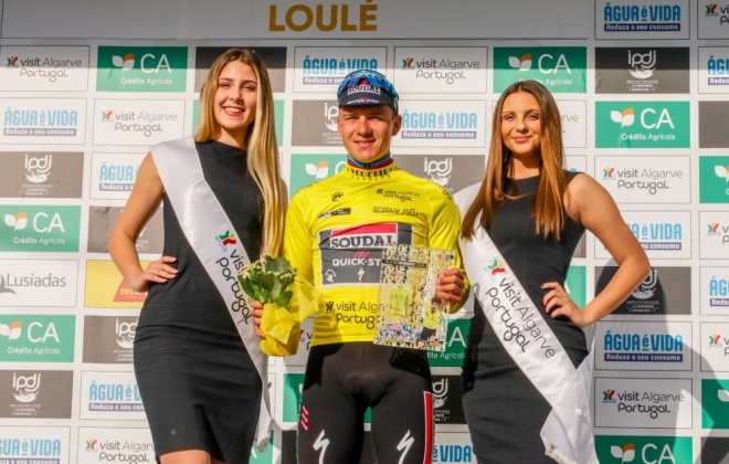Remco Evenepoel conquistou hoje a 50.ª Volta ao Algarve