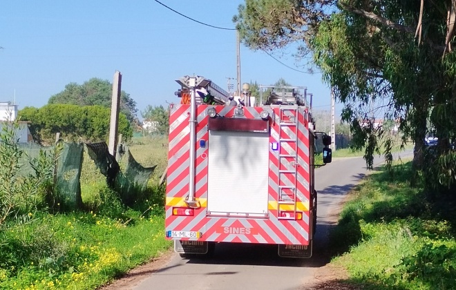 Atropelamento provoca um ferido na Ribeira de Moinhos em Sines