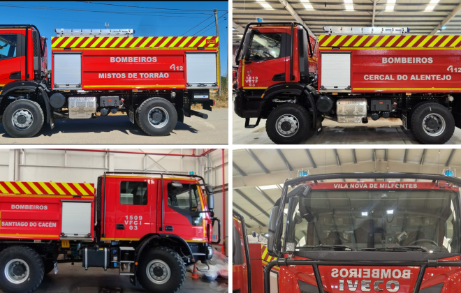 ANEPC entregou viaturas a oito corpos de bombeiros do Litoral Alentejano