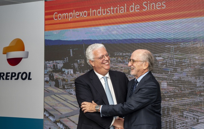 Repsol apresenta os seus planos de Crescimento ao Ministro da Economia durante uma visita ao Complexo Industrial de Sines