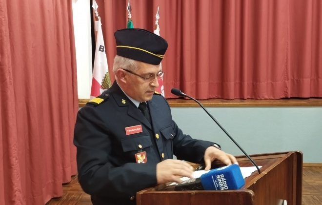 Faz hoje um ano que Vitor Gonçalves tomou posse como comandante do C.B. de Sines
