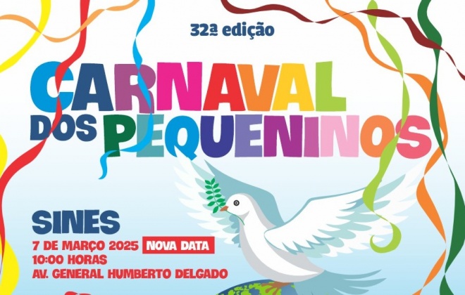 Carnaval dos Pequeninos realiza-se nesta sexta-feira dia 7 de março