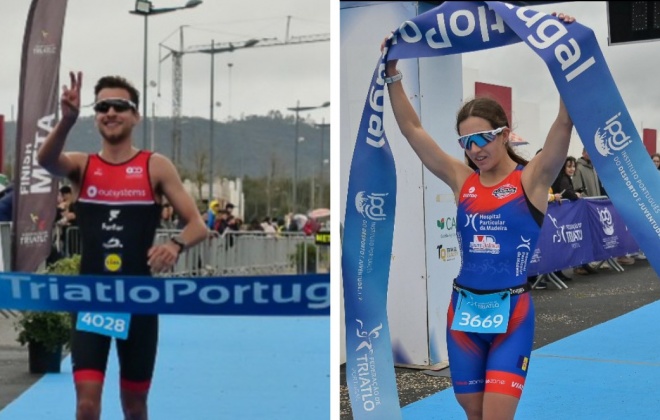 Hugo Figueiredo e Mariana Vargem sagraram-se campeões nacionais de duatlo sprint em Grândola
