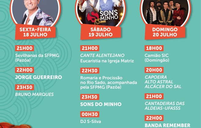 Festival Sabores do Sado anima Alcácer do Sal até domingo