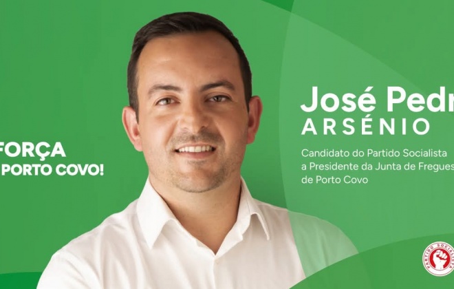 José Pedro Arsénio é o candidato do PS  á presidência da Junta de Freguesia de Porto Covo