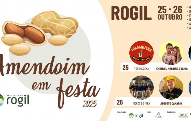 Aldeia do Rogil recebe a iniciativa “Amendoim em Festa” nos dias 25 e 26 de outubro
