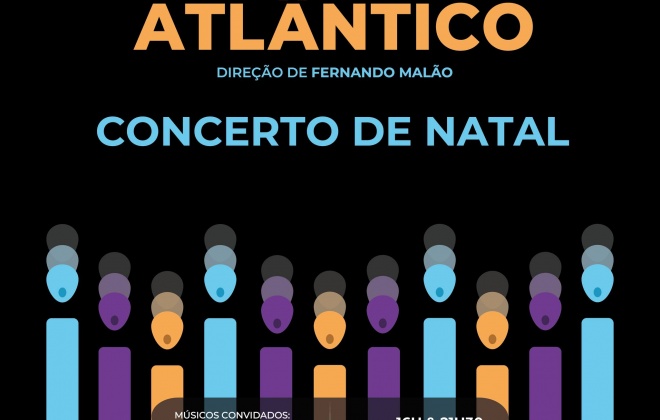Coral Atlântico & Coral Atlântico Juvenil realiza concerto de Natal neste domingo