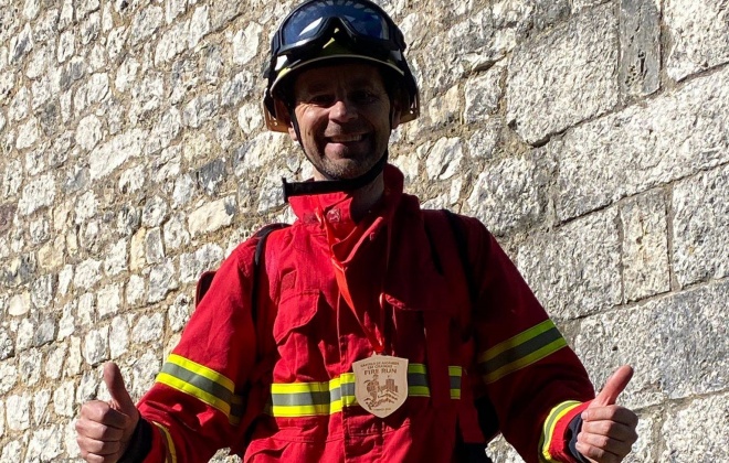 Humberto Campos em 2.º lugar na prova “Castelo de Alcanede em Chamas – Fire Run”