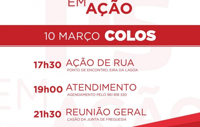 PS de Odemira promove ações de proximidade junto da população do concelho