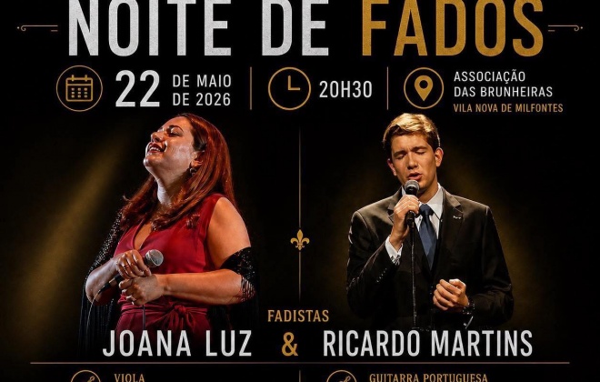 Localidade de Brunheiras recebe uma Noite de Fados na próxima sexta-feira