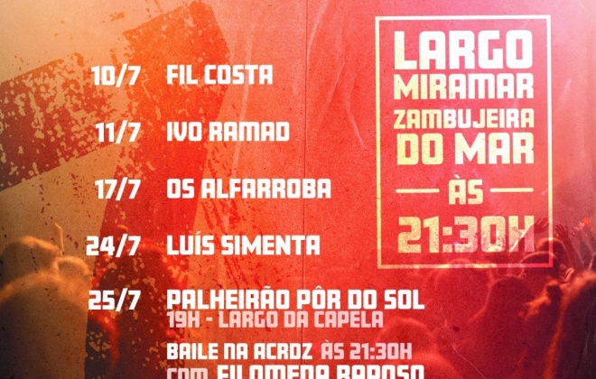 "Cultura à Vontade do Freguês" leva música e tradição a São Teotónio e Zambujeira do Mar em julho