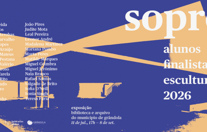 Alunos de Belas-Artes da Universidade de Lisboa expõem esculturas em Grândola