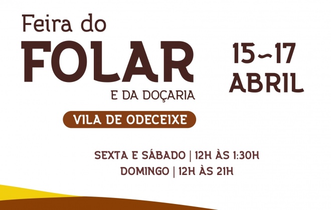 Odeceixe recebe Feira do Folar e da Doçaria de 15 a 17 de abril