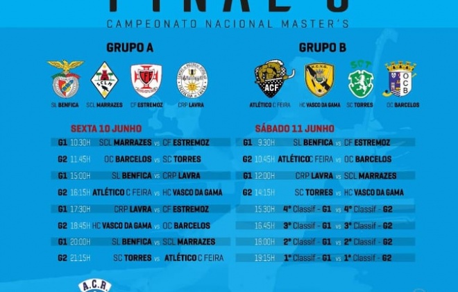 H.C. Vasco da Gama presente na Final 8 do Campeonato Nacional de Masters