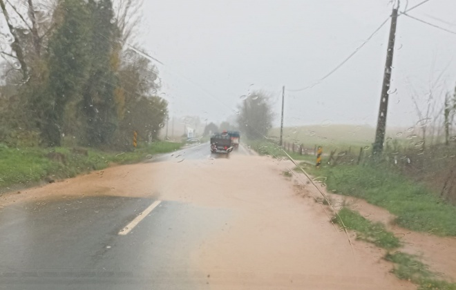 Chuva intensa provoca inundações e queda de árvores no Litoral Alentejano