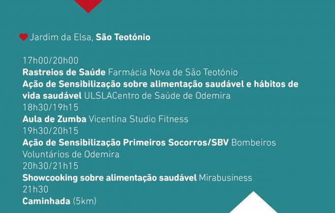 Odemira promove Hábitos de Vida Saudáveis em prol do coração