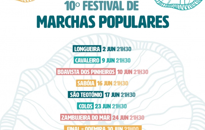 Festival de Marchas Populares anima o concelho de Odemira
