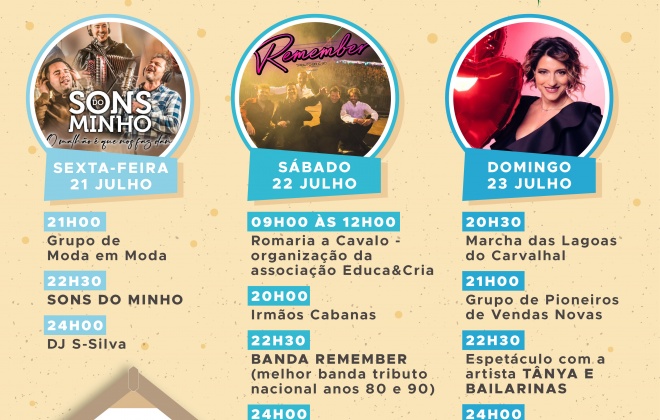 Festas da Comporta regressam nos dias 21, 22 e 23 de julho de 2023