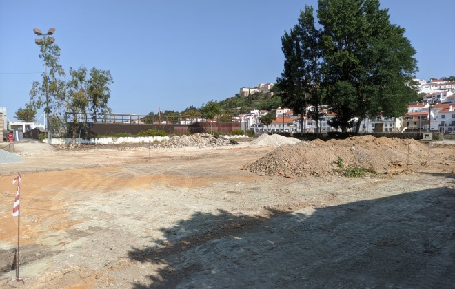 Obra do novo parque de estacionamento da margem sul já teve início