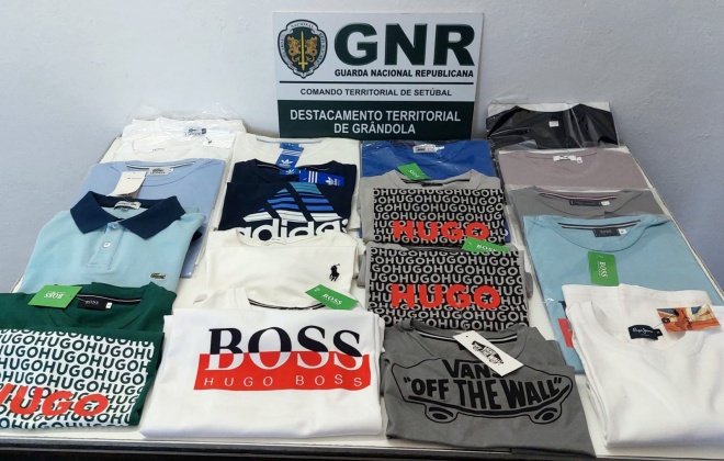 GNR apreendeu material contrafeito em Carvalhal no concelho de Grândola