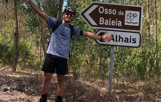 João Chalupa ligou Caminha a Portimão em patins