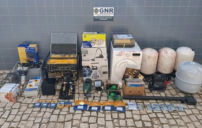 GNR recupera diverso material furtado no concelho de Odemira