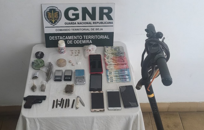 Mulher de 50 anos foi detida em Vila Nova de Milfontes por tráfico de estupefacientes