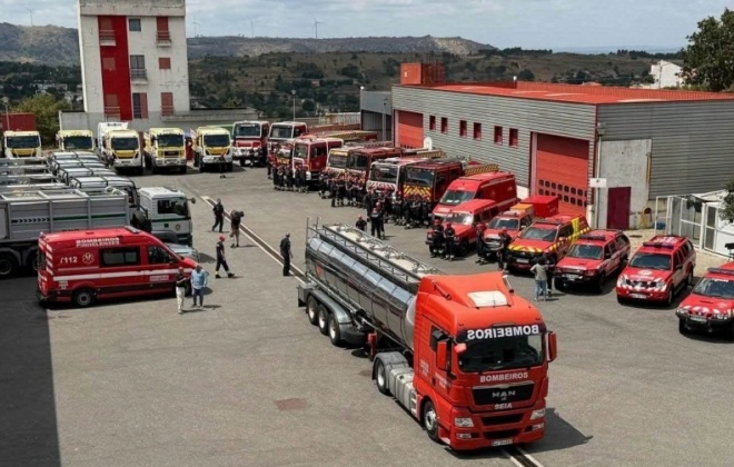 Portugal envia 128 operacionais para combater incêndios em Espanha